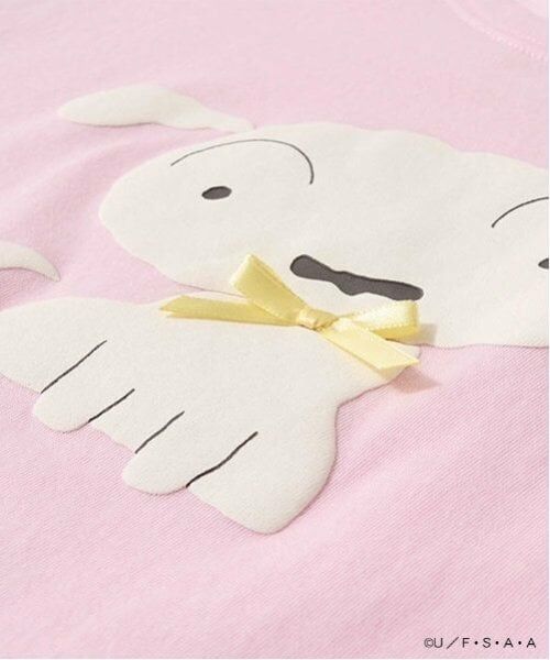 Lycee mine / リセマイン Tシャツ | 【クレヨンしんちゃん】【ソフトコットン】シロリボンTシャツ | 詳細5