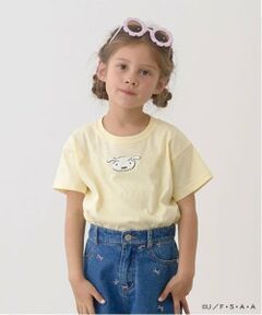 Lycee mine / リセマイン Tシャツ | 【クレヨンしんちゃん】【ソフトコットン】シロサガラ刺しゅうTシャツ