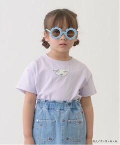 Lycee mine / リセマイン Tシャツ | 【クレヨンしんちゃん】【ソフトコットン】シロサガラ刺しゅうTシャツ