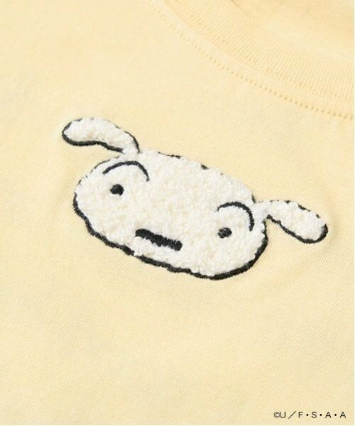 Lycee mine / リセマイン Tシャツ | 【クレヨンしんちゃん】【ソフトコットン】シロサガラ刺しゅうTシャツ | 詳細4