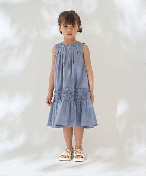 Lycee mine / リセマイン ミニ丈・ひざ丈ワンピース | シャーリングティアードワンピース | 詳細17