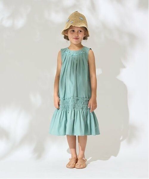 Lycee mine / リセマイン ミニ丈・ひざ丈ワンピース | シャーリングティアードワンピース | 詳細19