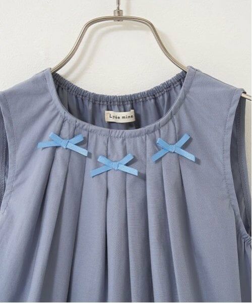 Lycee mine / リセマイン ミニ丈・ひざ丈ワンピース | シャーリングティアードワンピース | 詳細4