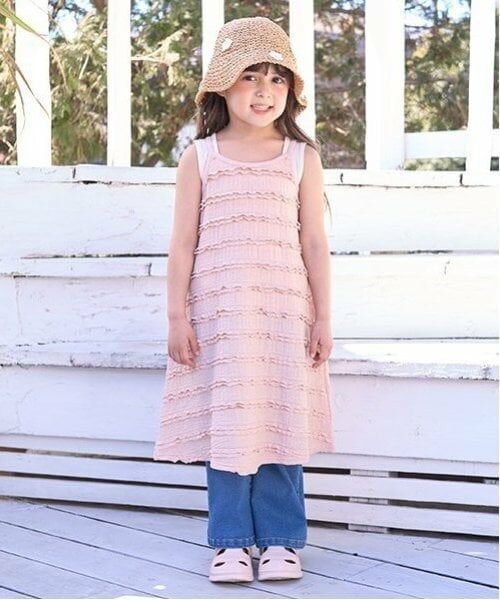 Lycee mine / リセマイン ミニ丈・ひざ丈ワンピース | フリルニットレースキャミワンピース | 詳細10