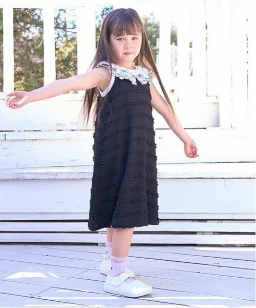 Lycee mine / リセマイン ミニ丈・ひざ丈ワンピース | フリルニットレースキャミワンピース | 詳細14