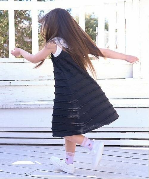 Lycee mine / リセマイン ミニ丈・ひざ丈ワンピース | フリルニットレースキャミワンピース | 詳細15