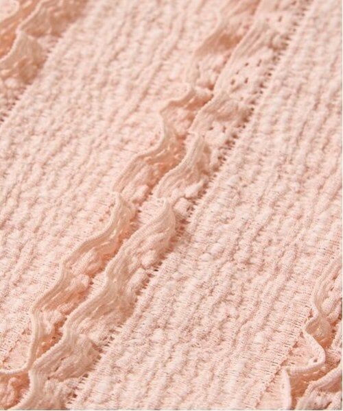 Lycee mine / リセマイン ミニ丈・ひざ丈ワンピース | フリルニットレースキャミワンピース | 詳細5