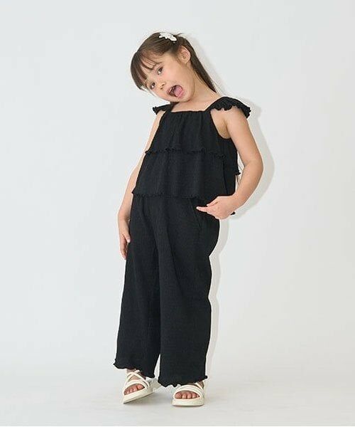 Lycee mine / リセマイン その他パンツ | キャミ&ロングワイドパンツセットアップ（黒）