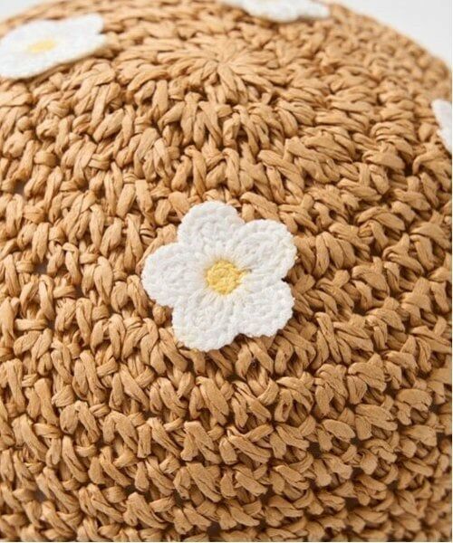 Lycee mine / リセマイン ハット | フラワーワッペン付きペーパーハット | 詳細14