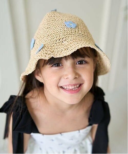 Lycee mine / リセマイン ハット | フラワーワッペン付きペーパーハット | 詳細5