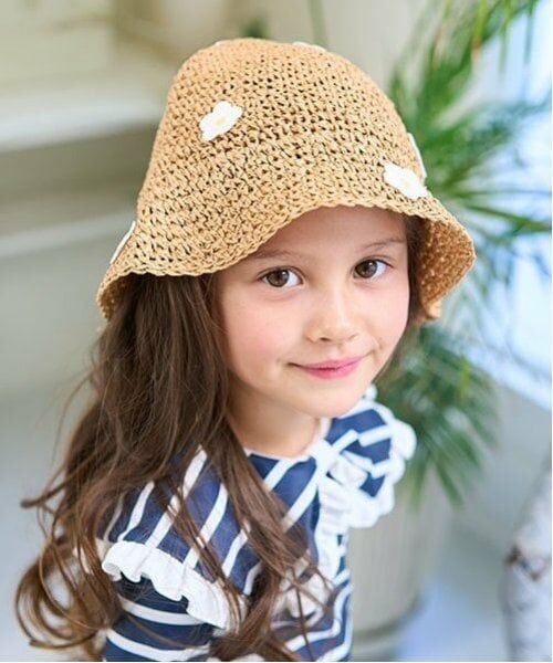 Lycee mine / リセマイン ハット | フラワーワッペン付きペーパーハット | 詳細6