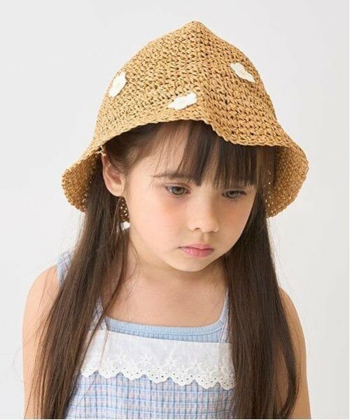 Lycee mine / リセマイン ハット | フラワーワッペン付きペーパーハット | 詳細7