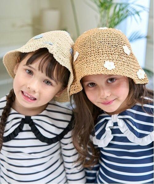 Lycee mine / リセマイン ハット | フラワーワッペン付きペーパーハット | 詳細9