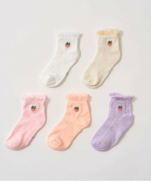 Lycee mine / リセマイン ソックス | いちごふりふりソックス | 詳細1