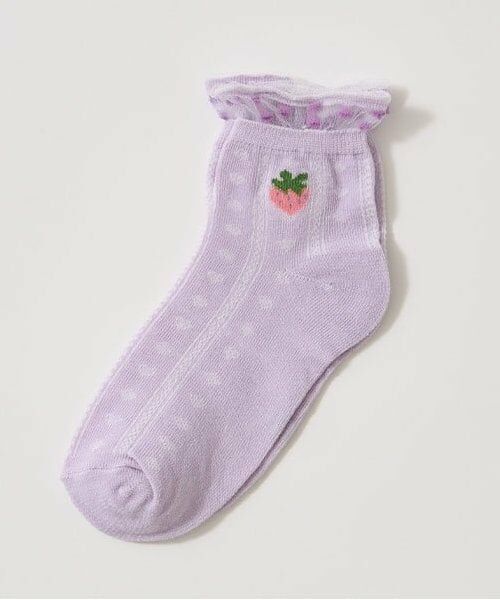 Lycee mine / リセマイン ソックス | いちごふりふりソックス | 詳細6