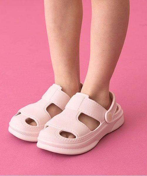 Lycee mine / リセマイン サンダル | 【フロントカバーで安心】EVAサンダル（ライト ピンク）
