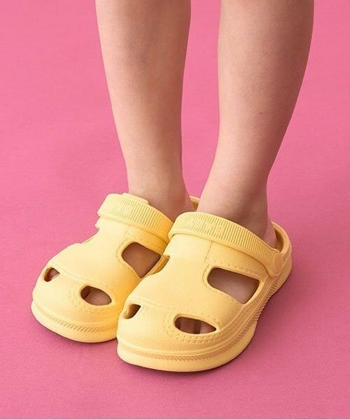 Lycee mine / リセマイン サンダル | 【フロントカバーで安心】EVAサンダル（黄）