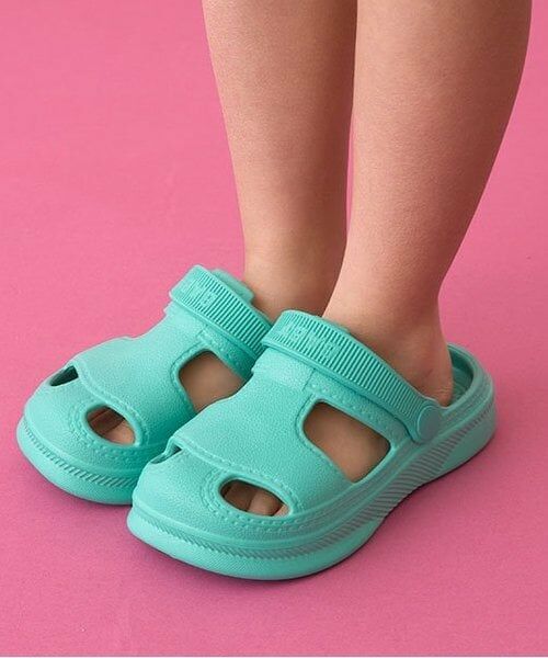 Lycee mine / リセマイン サンダル | 【フロントカバーで安心】EVAサンダル（モデレート グリーン）