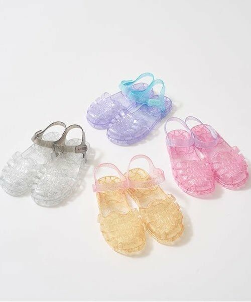 Lycee mine / リセマイン サンダル | クリアラメバイカラーラバーサンダル | 詳細1