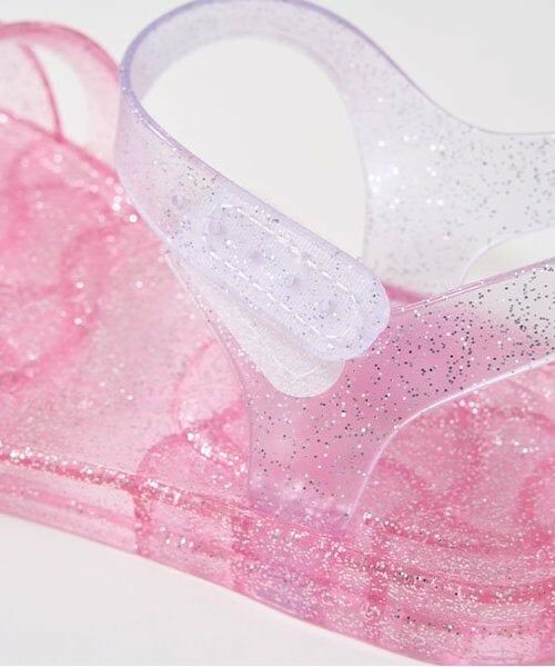 Lycee mine / リセマイン サンダル | クリアラメバイカラーラバーサンダル | 詳細10