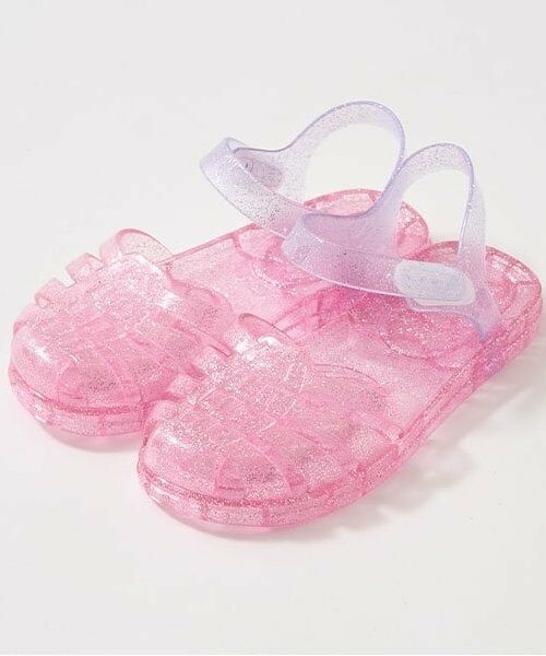 Lycee mine / リセマイン サンダル | クリアラメバイカラーラバーサンダル | 詳細2