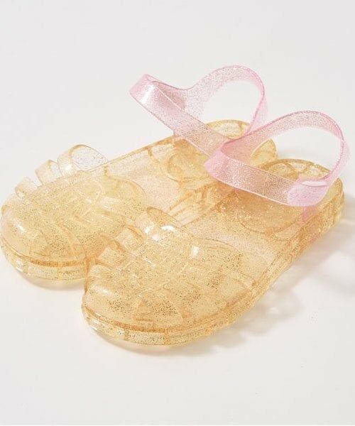 Lycee mine / リセマイン サンダル | クリアラメバイカラーラバーサンダル | 詳細3