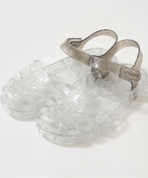 Lycee mine / リセマイン サンダル | クリアラメバイカラーラバーサンダル | 詳細5