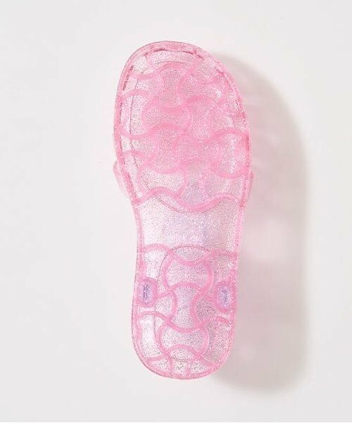 Lycee mine / リセマイン サンダル | クリアラメバイカラーラバーサンダル | 詳細7