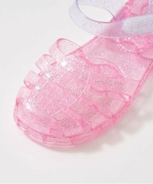 Lycee mine / リセマイン サンダル | クリアラメバイカラーラバーサンダル | 詳細8