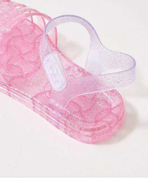 Lycee mine / リセマイン サンダル | クリアラメバイカラーラバーサンダル | 詳細9