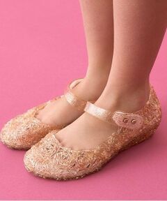 Lycee mine / リセマイン サンダル | クリアラメラバーワンストラップシューズ