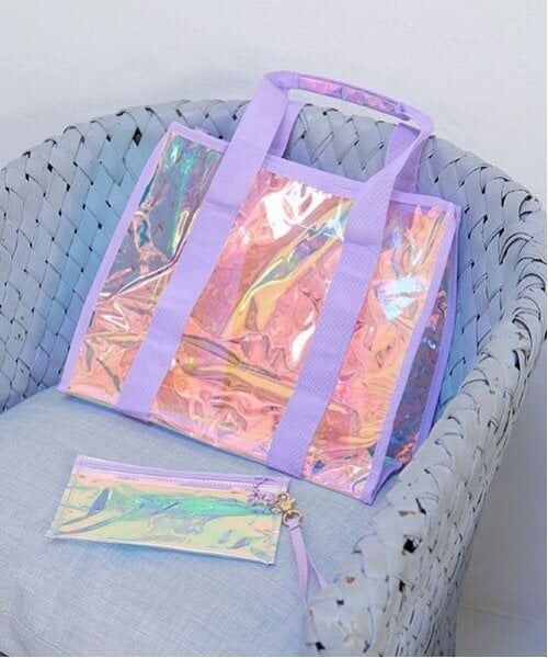 Lycee mine / リセマイン 水着・スイムグッズ | 【SWIM】オーロラクリアバッグ（ラベンダー）