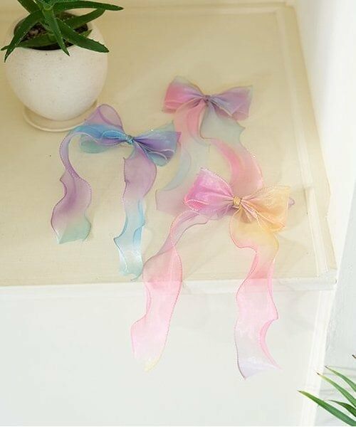 Lycee mine / リセマイン ヘアピン | オーロラビッグリボンヘアクリップ | 詳細1