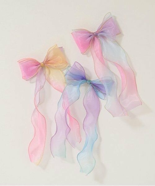 Lycee mine / リセマイン ヘアピン | オーロラビッグリボンヘアクリップ | 詳細8