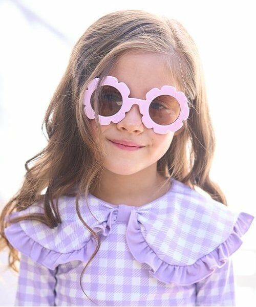 Lycee mine / リセマイン サングラス・メガネ | フラワーキッズサングラス（ライラック）