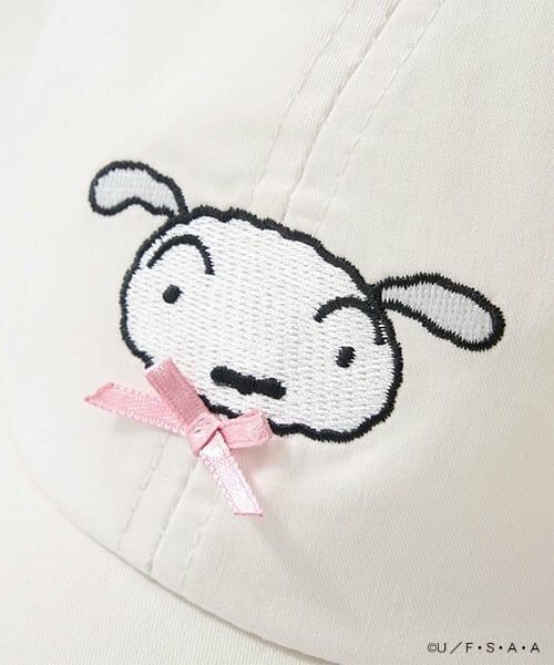 Lycee mine / リセマイン キャップ | 【クレヨンしんちゃん】シロ リボンキャップ | 詳細6