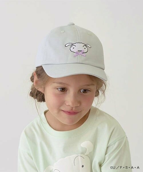 Lycee mine / リセマイン キャップ | 【クレヨンしんちゃん】シロ リボンキャップ（ミント）