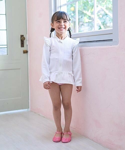 Lycee mine / リセマイン 水着・スイムグッズ | 【SWIM】【UV加工】裾フリルフリルジップラッシュガード | 詳細8