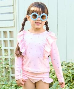 Lycee mine / リセマイン 水着・スイムグッズ | 【SWIM】【UV加工】花柄フリルラッシュガード&パンツセット