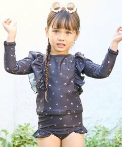 Lycee mine / リセマイン 水着・スイムグッズ | 【SWIM】【UV加工】花柄フリルラッシュガード&パンツセット