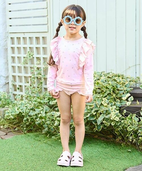 Lycee mine / リセマイン 水着・スイムグッズ | 【SWIM】【UV加工】花柄フリルラッシュガード&パンツセット | 詳細10