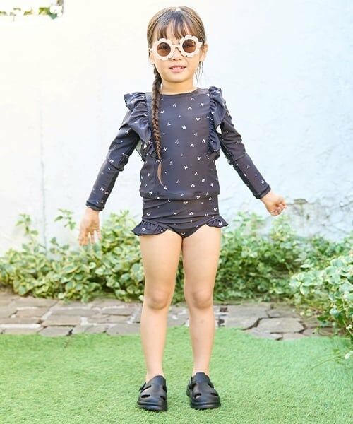 Lycee mine / リセマイン 水着・スイムグッズ | 【SWIM】【UV加工】花柄フリルラッシュガード&パンツセット | 詳細15