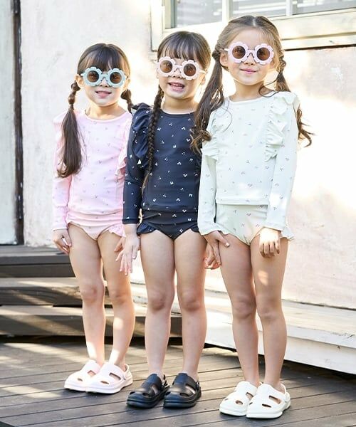 Lycee mine / リセマイン 水着・スイムグッズ | 【SWIM】【UV加工】花柄フリルラッシュガード&パンツセット | 詳細17