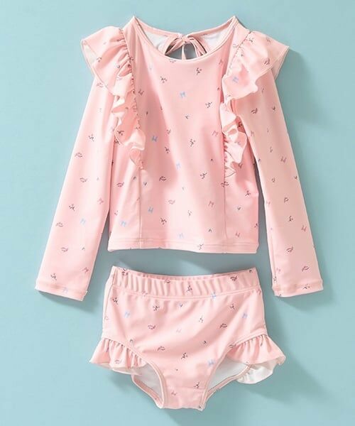 Lycee mine / リセマイン 水着・スイムグッズ | 【SWIM】【UV加工】花柄フリルラッシュガード&パンツセット | 詳細2