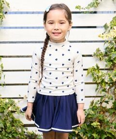 Lycee mine / リセマイン 水着・スイムグッズ | 【SWIM】【UV加工】ハート柄ラッシュガード&プリーツスカートセット