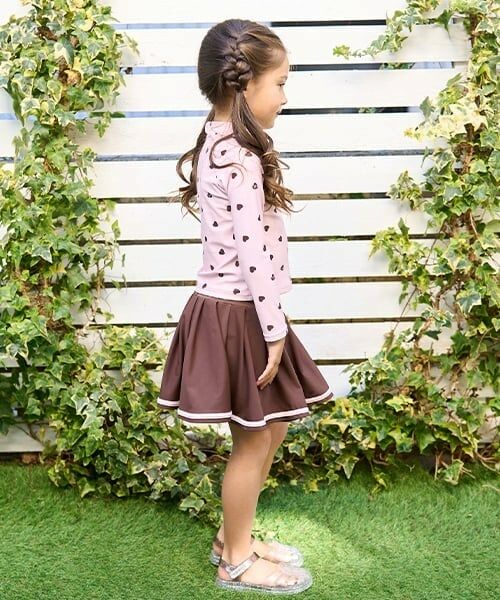 Lycee mine / リセマイン 水着・スイムグッズ | 【SWIM】【UV加工】ハート柄ラッシュガード&プリーツスカートセット | 詳細12