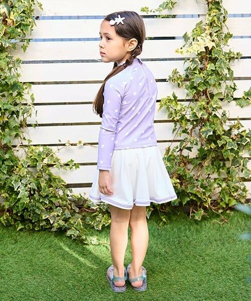 Lycee mine / リセマイン 水着・スイムグッズ | 【SWIM】【UV加工】ハート柄ラッシュガード&プリーツスカートセット | 詳細15