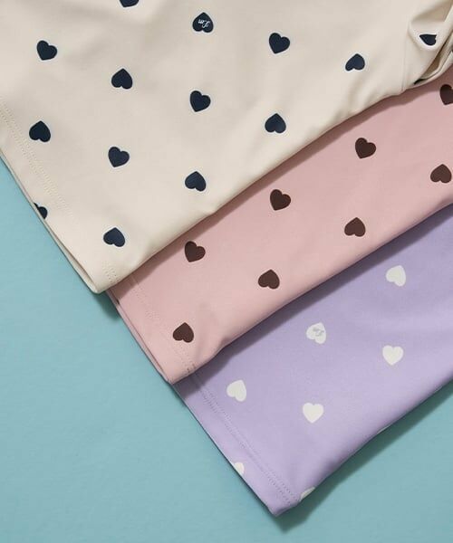 Lycee mine / リセマイン 水着・スイムグッズ | 【SWIM】【UV加工】ハート柄ラッシュガード&プリーツスカートセット | 詳細7