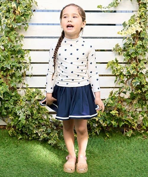 Lycee mine / リセマイン 水着・スイムグッズ | 【SWIM】【UV加工】ハート柄ラッシュガード&プリーツスカートセット | 詳細8