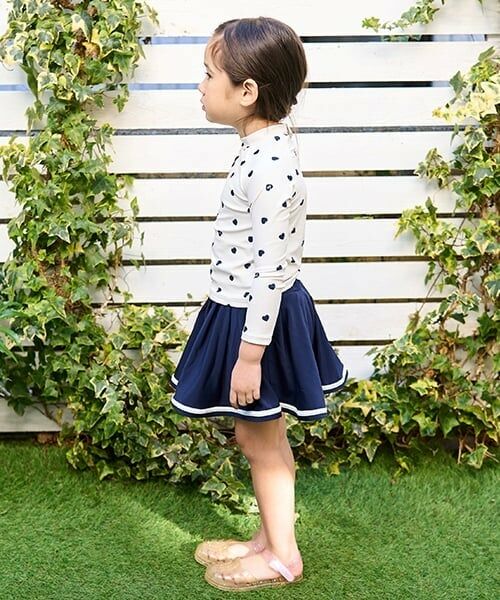 Lycee mine / リセマイン 水着・スイムグッズ | 【SWIM】【UV加工】ハート柄ラッシュガード&プリーツスカートセット | 詳細9